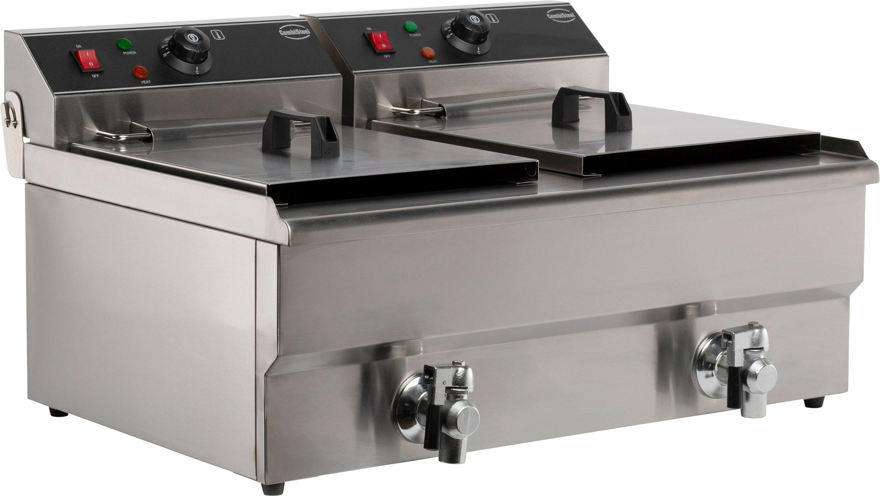 Combisteel - ELEKTRISK TÆLLERFRITURESTEGER 2X10 L
