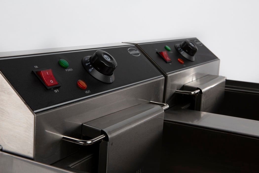 Combisteel - ELEKTRISK TÆLLERFRITURESTEGER 2X10 L - Billede 3