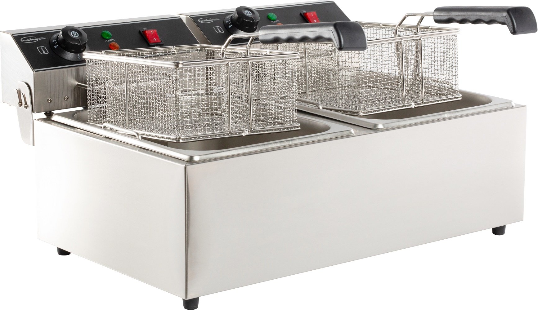 Combisteel - ELEKTRISK DOBBELT FRITUREGRYDE 2X6 L - Billede 2