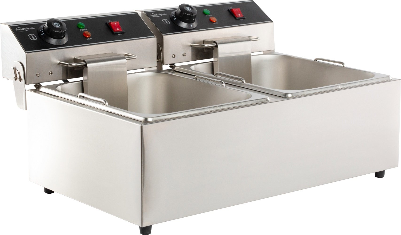Combisteel - ELEKTRISK DOBBELT FRITUREGRYDE 2X6 L - Billede 3