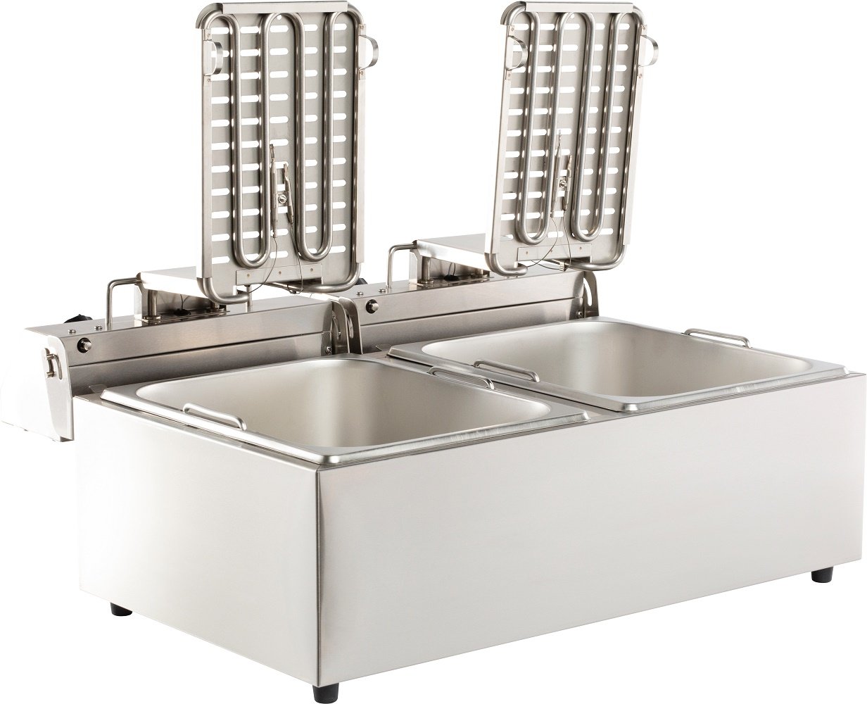 Combisteel - ELEKTRISK DOBBELT FRITUREGRYDE 2X6 L - Billede 4