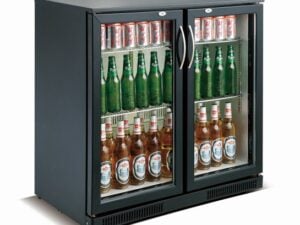 Combisteel - BACKBAR KØLER SORT 2 DØRE