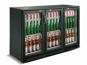 Combisteel - BACKBAR KØLER SORT 3 DØRE