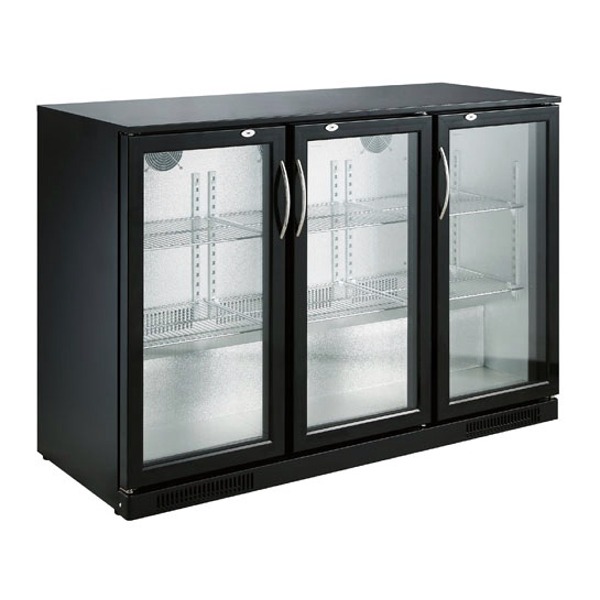 Combisteel - BACKBAR KØLER SORT 3 DØRE - Billede 2