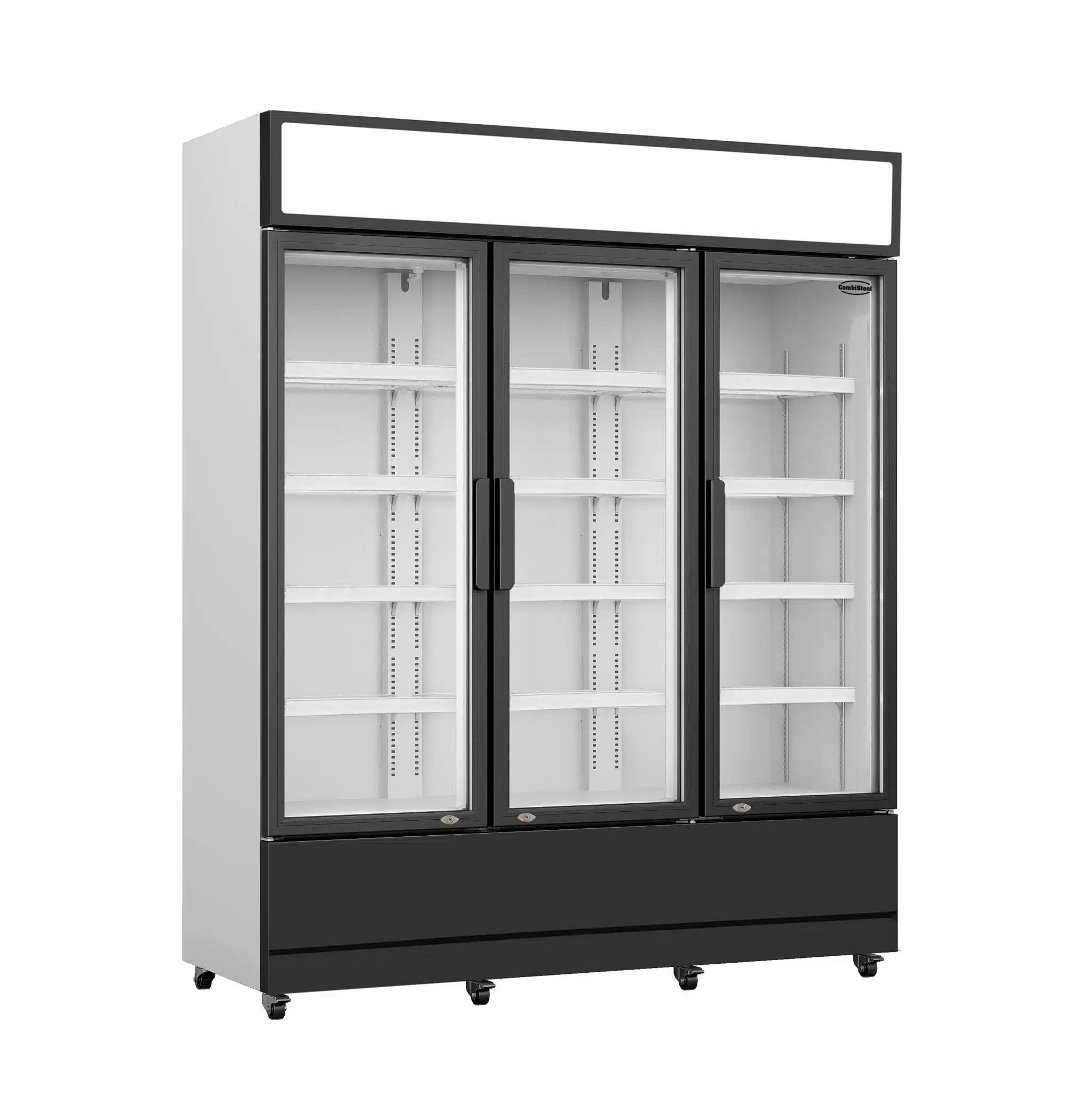 Combisteel - KØLESKAB 3 GLASDØRE FCU-1200