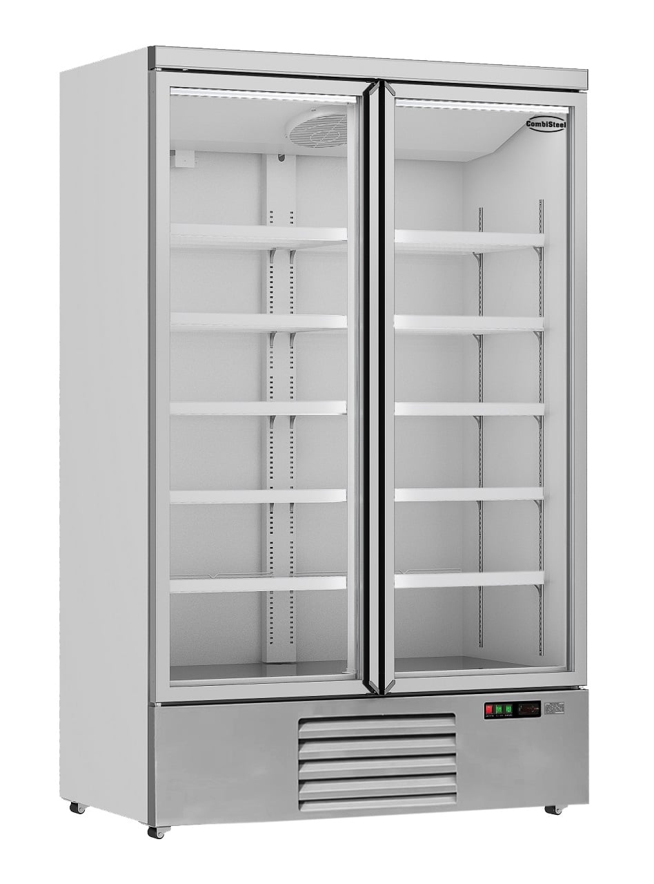Combisteel - KØLESKAB 2 GLASDØRE JDE-1000R