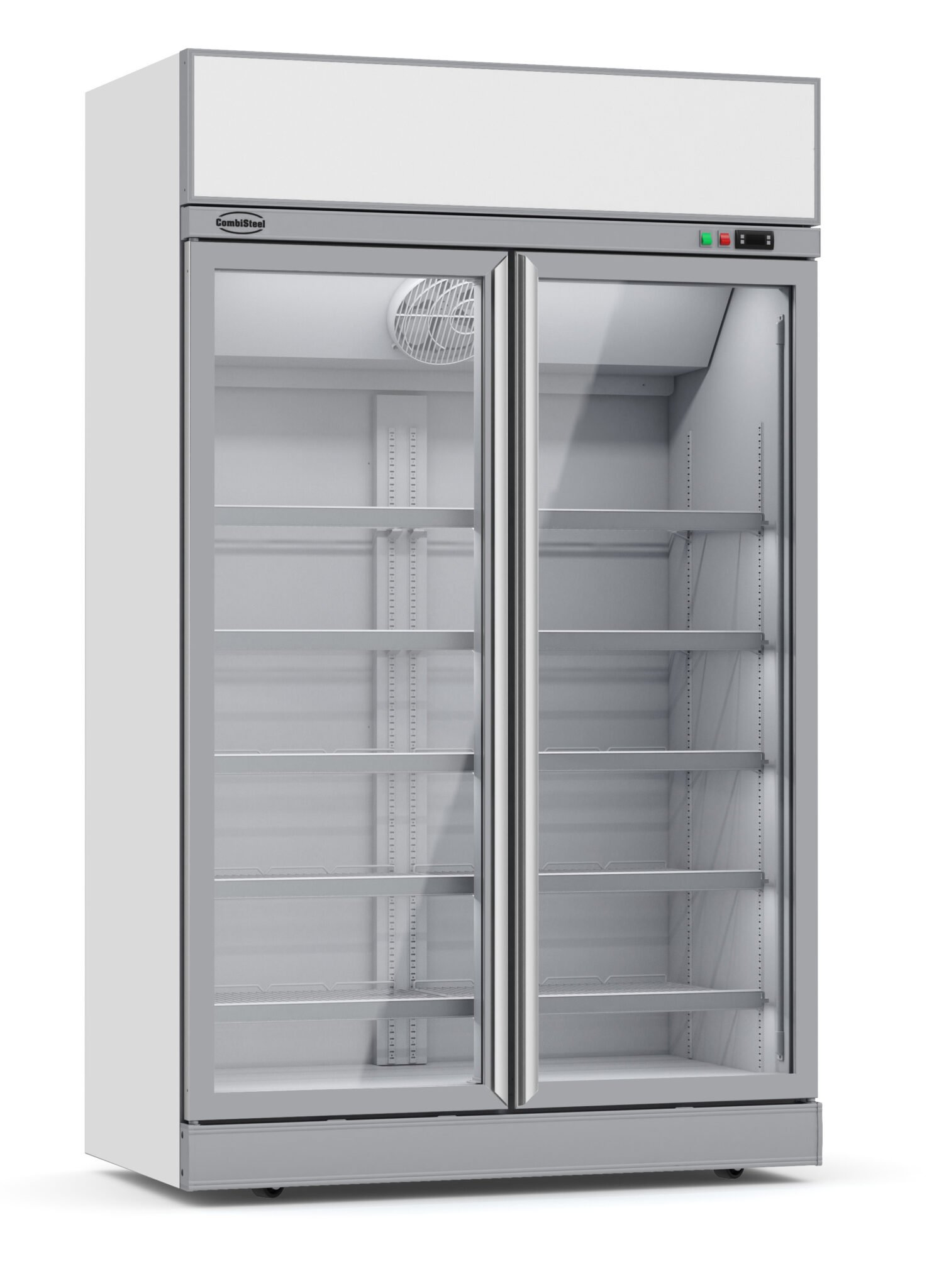 Combisteel - KØLESKAB 2 GLASDØRE INS-1000R