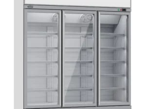 Combisteel - KØLESKAB 3 GLASDØRE INS-1530R