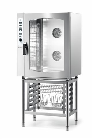 Combisteel - GIORIK KONVEKTIONSOVN, GAS  895X768X965MM. (LXBXH), KAP. 10X 1/1 GN  TEMP. +50/+280°C, 0,9 + 19 KW,  230 VOLT, 160 KG