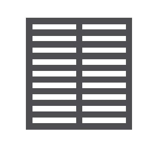 Combisteel - HYLDE TIL MINI KØLE/FRYSE RUM 7489.0300-0305