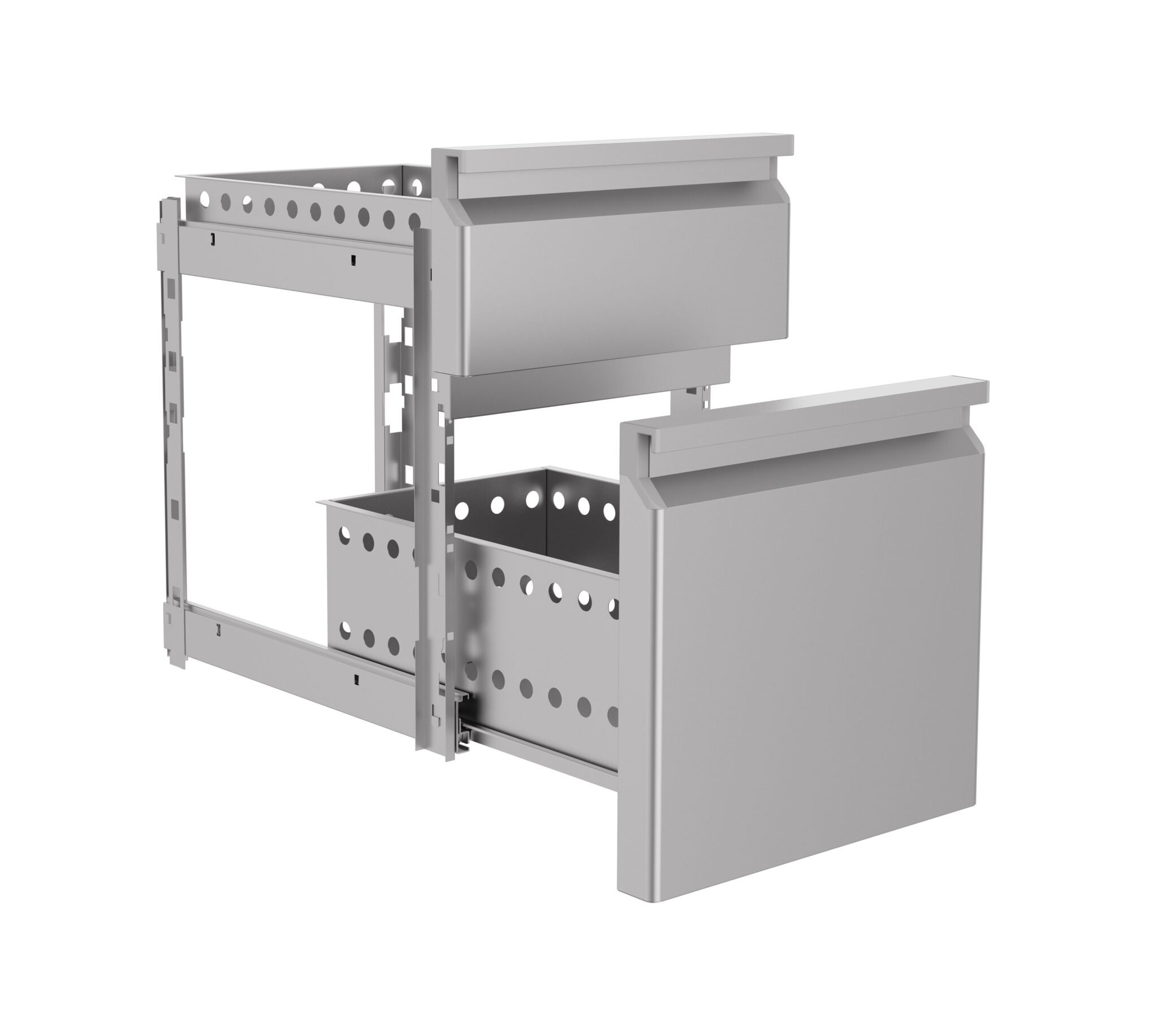 Combisteel - SKUFFESÆT 2/3 MONOBLOCK MED SOFTLUKNING - Billede 2