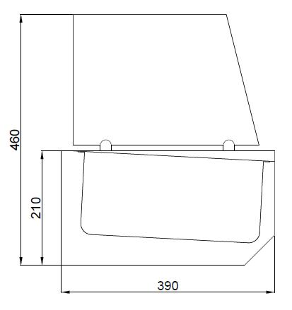 Combisteel - KØLET BORDPLADE 6X 1/3 GN - Billede 2