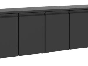 Combisteel - BARCOOLER SORT 4 DØRE