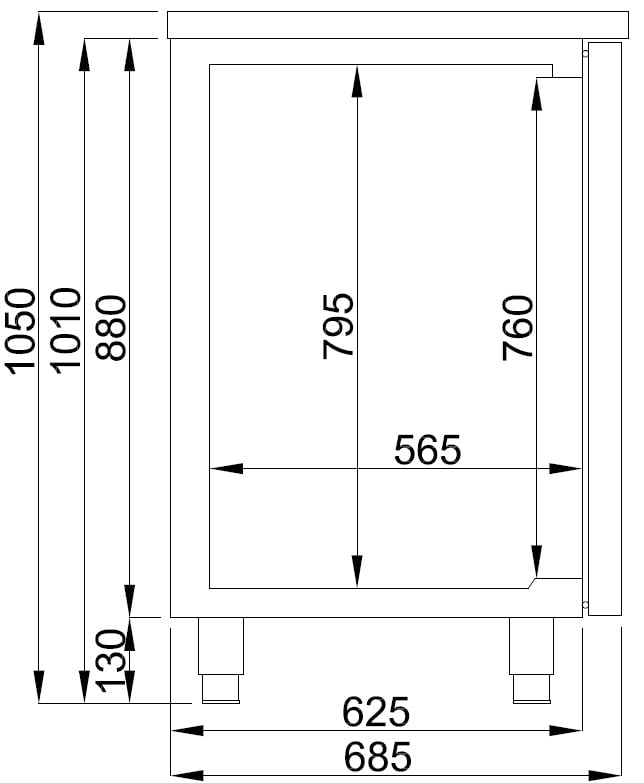 Combisteel - Øl køledisk 3 DØRE 1L - Billede 2