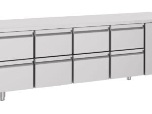 Combisteel - 700 KØLET BORD 8 SKUFFER ENERGILINJE