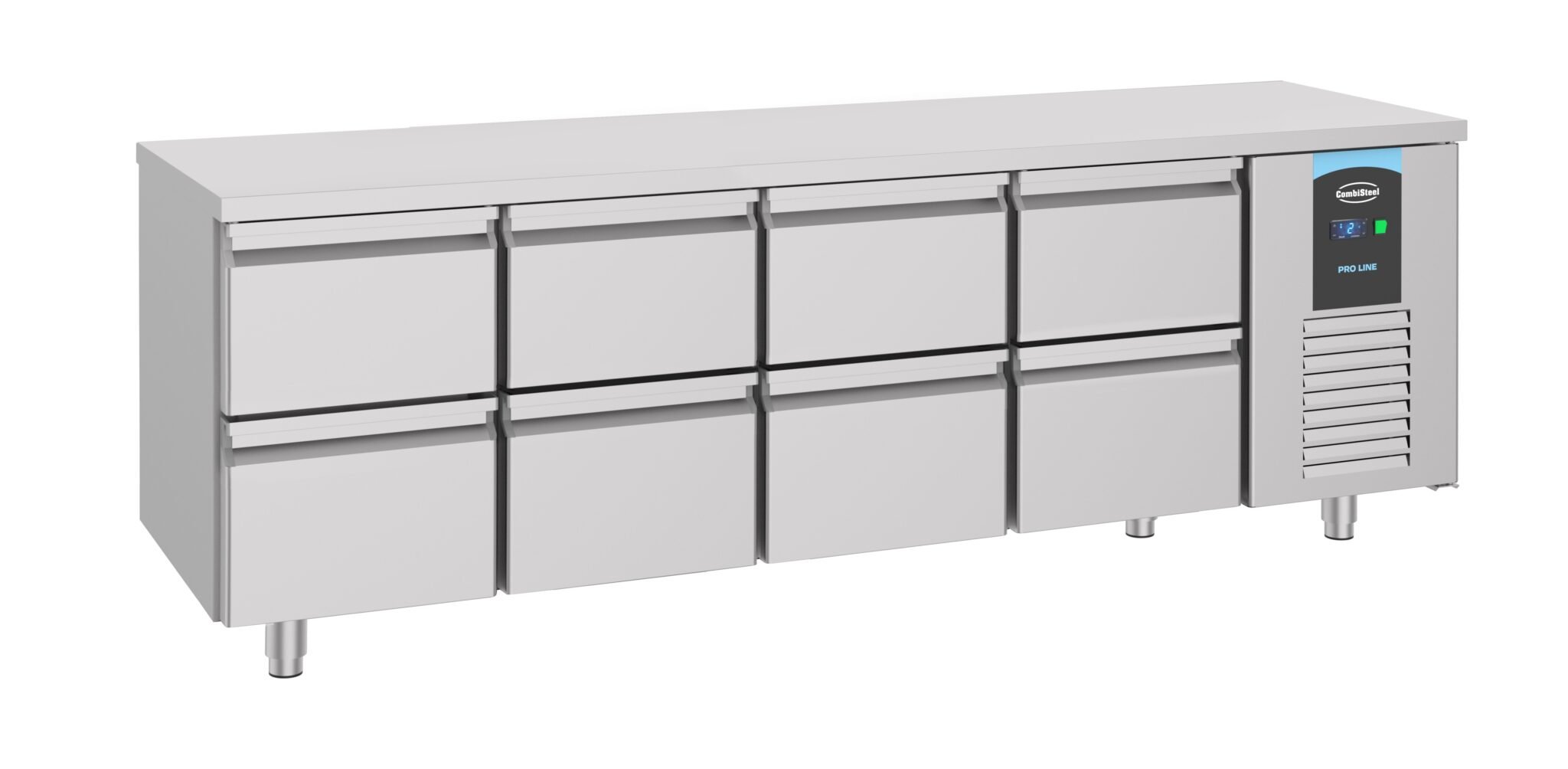 Combisteel - 700 KØLET BORD 8 SKUFFER ENERGILINJE