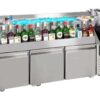 Combisteel - KØLET DISK 3 DØRE MED COCKTAILBAR STATION