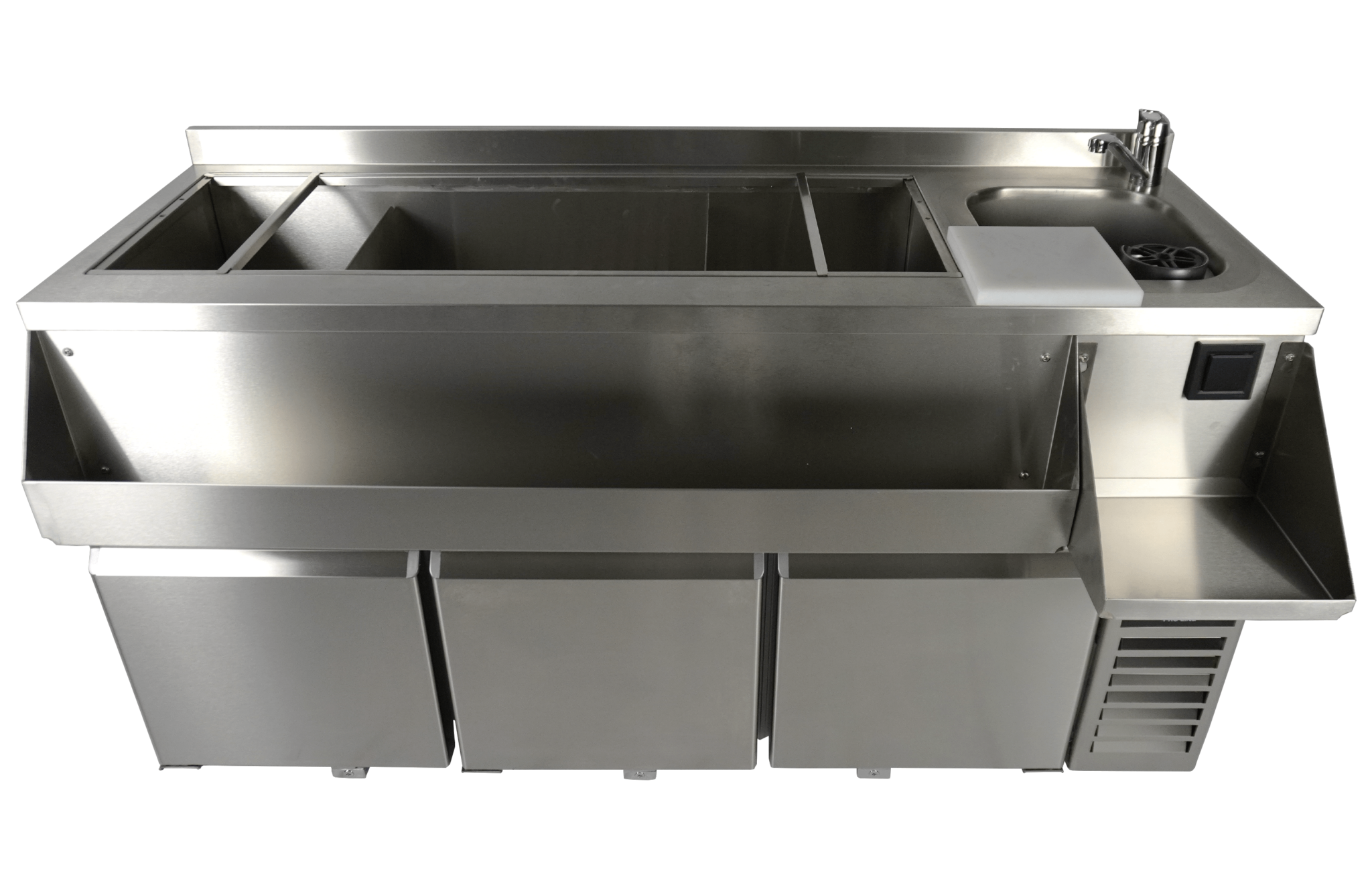Combisteel - KØLET DISK 3 DØRE MED COCKTAILBAR STATION - Billede 3