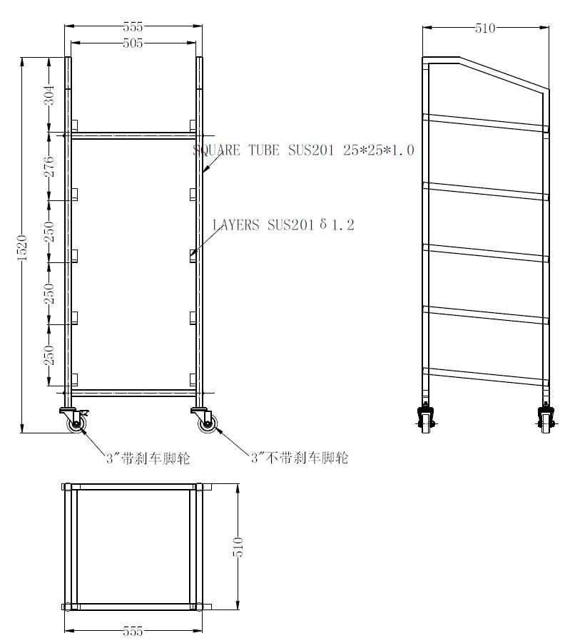 Combisteel - KURVEVOGN 500x500 - Billede 2