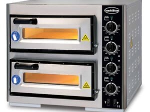 Combisteel - ELEK. PIZZAOVN DOBBELT 2 X 1