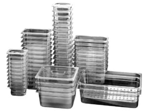 Combisteel - GN BEHOLDER POLYCARBONAT 1/6GN-100MM