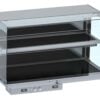 Combisteel - DROP-IN KUBISK OPVARMET KERAMISK DISPLAY VÆGMODEL - SORT 5/1