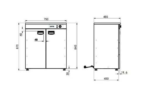 Combisteel - PLADERVARMER 2 DØRE - Billede 4