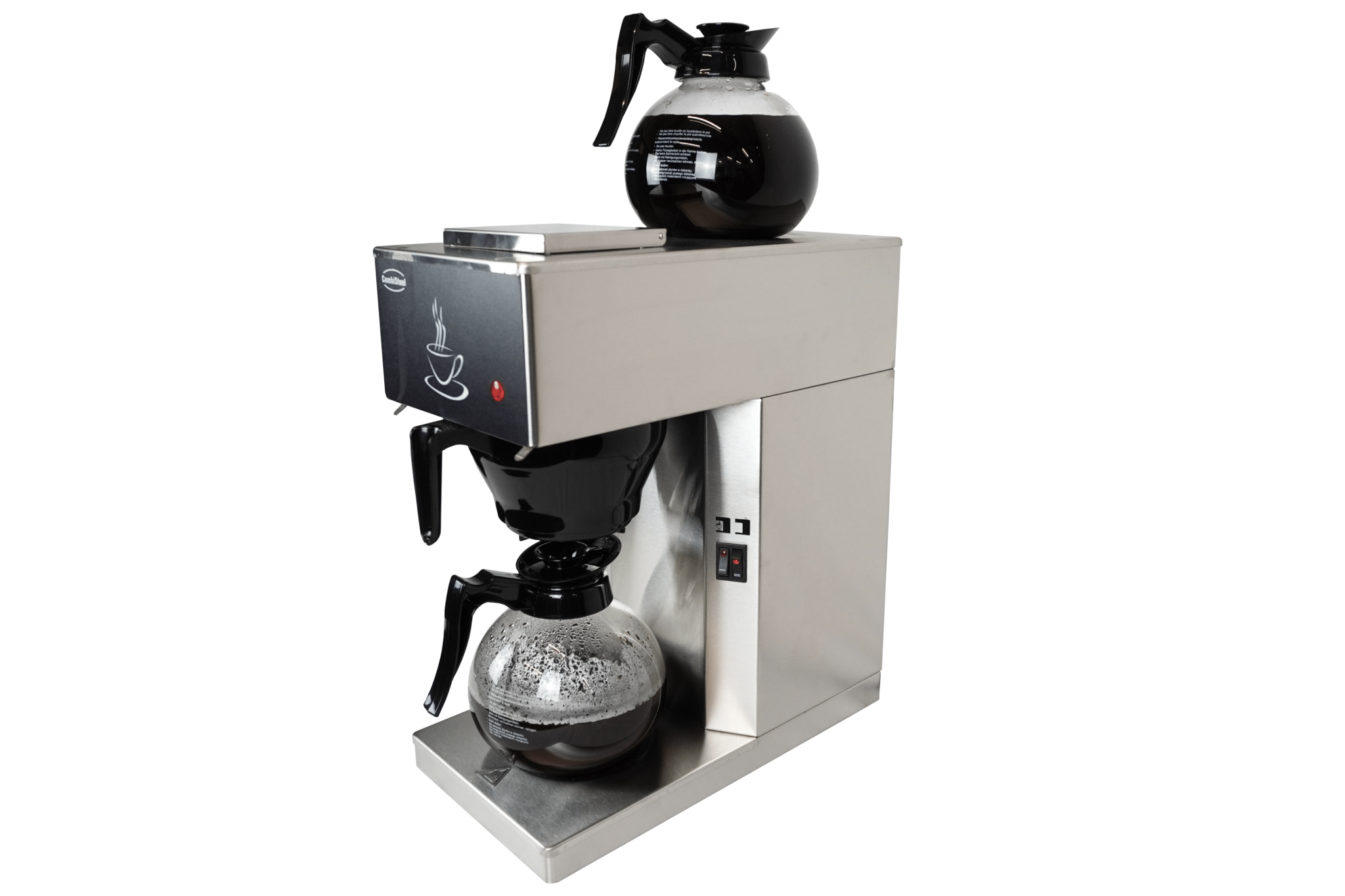 Combisteel - KAFFEMASKINE INKL. 2 GLAS KAFFEKANDER 1,8L - Billede 4