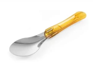 Gul is-spatel i rustfrit stål med tritan håndtag, 260mm