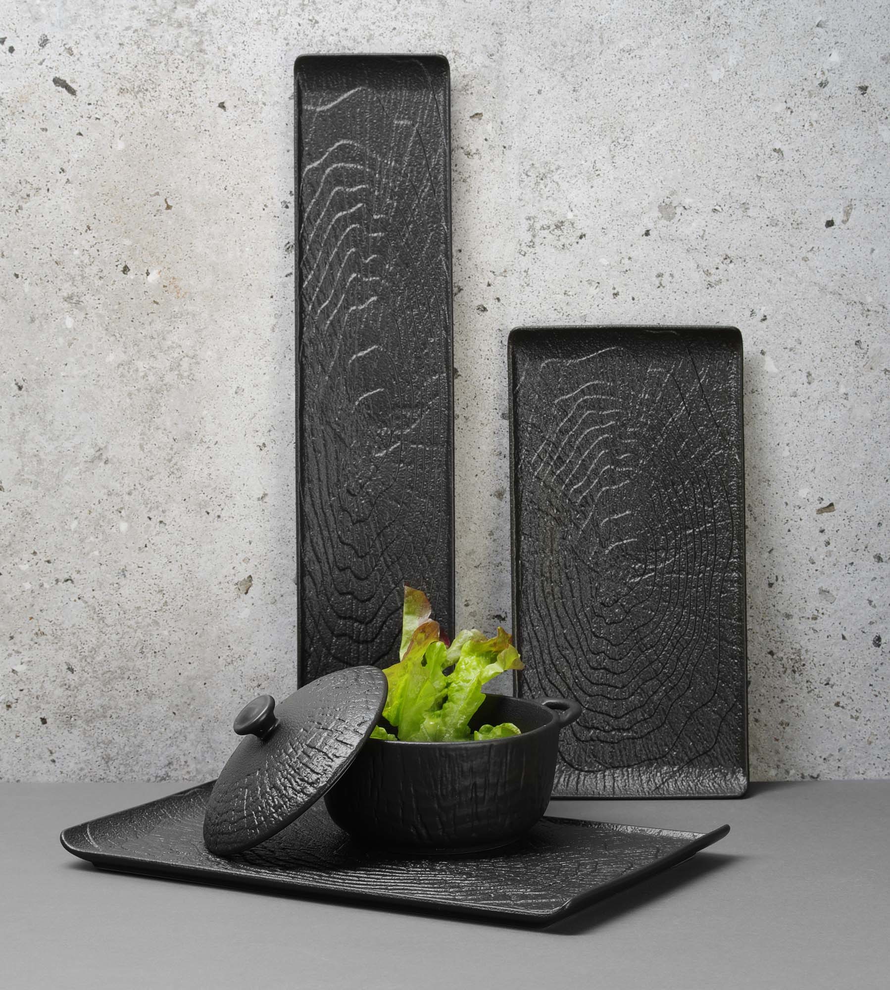 Crust - firkantet tallerken 335x205mm - Billede 4
