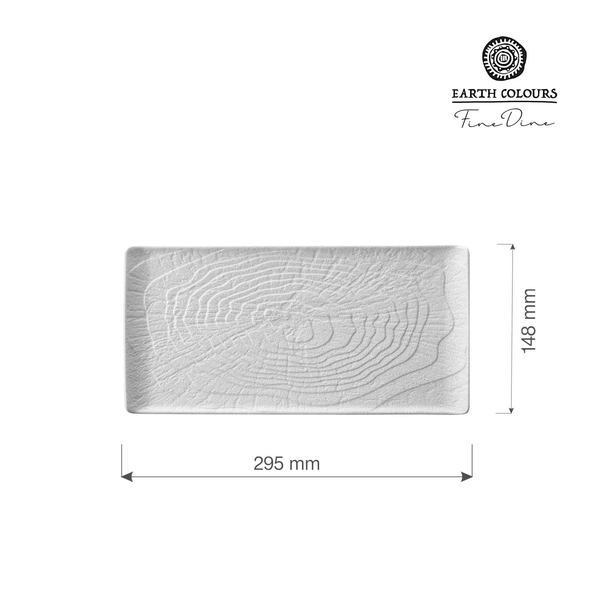 Nordisk - firkantet tallerken 295x148mm - Billede 2