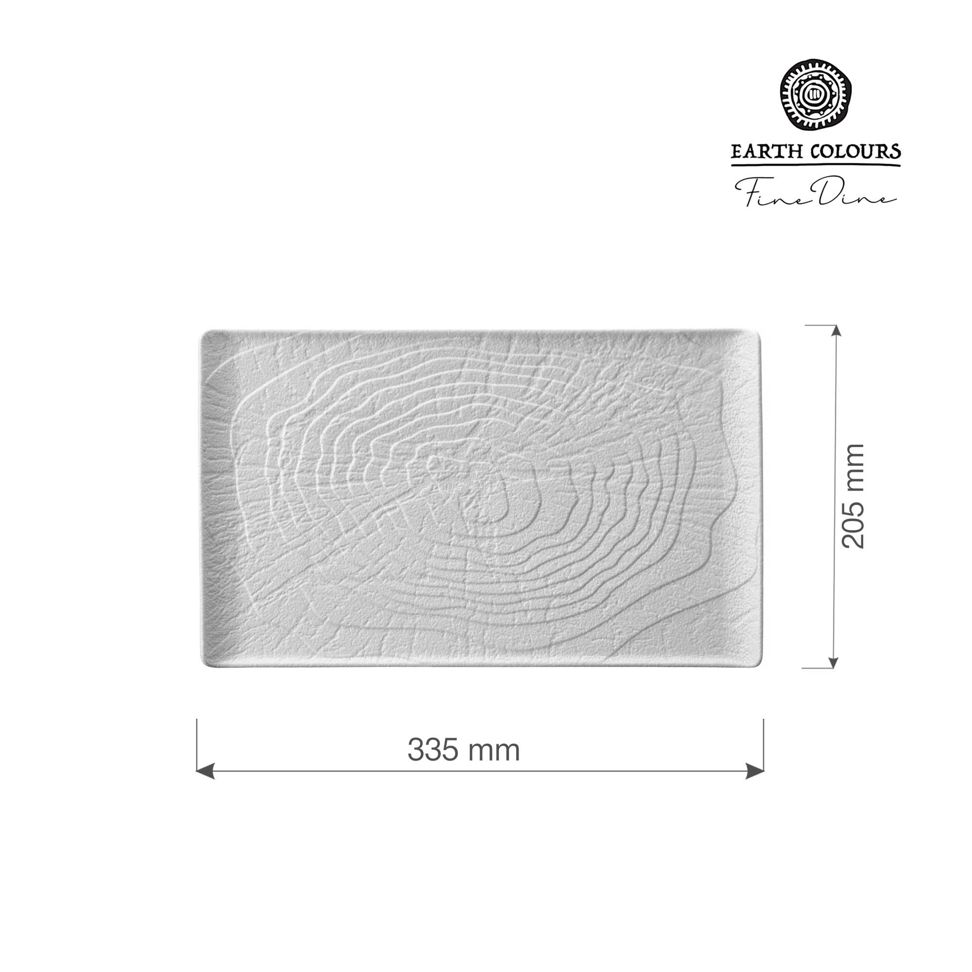 Nordisk - firkantet tallerken 335x205mm - Billede 3
