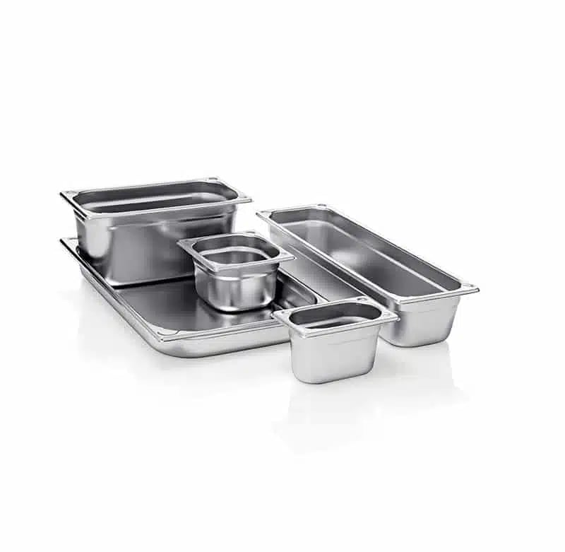 GN-kantine, Serie76, CrNi, 5,7L, H150mm, 1/3GN - Billede 2