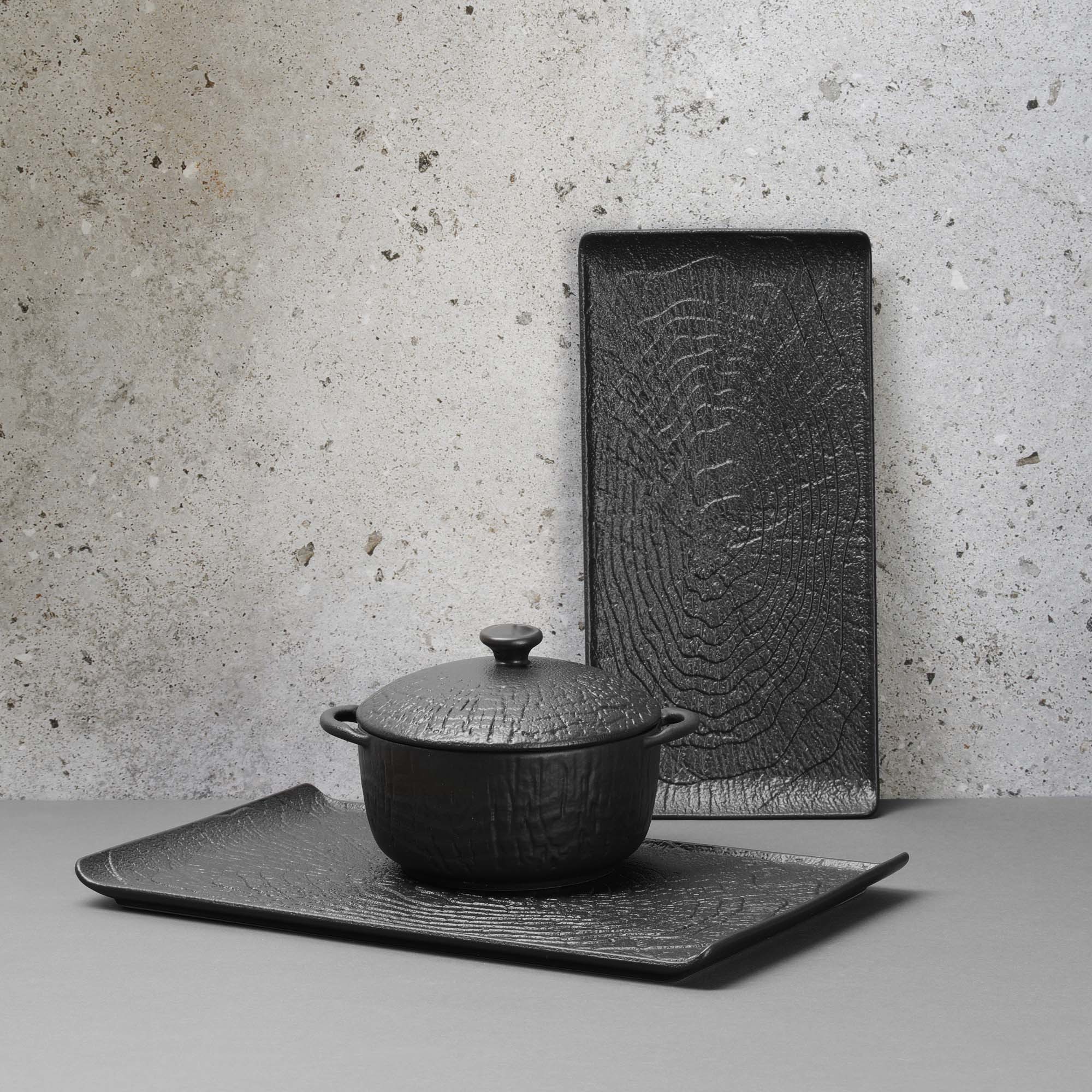 Crust serverings tallerken med håndtag, 300x220x(h)30mm - Billede 7