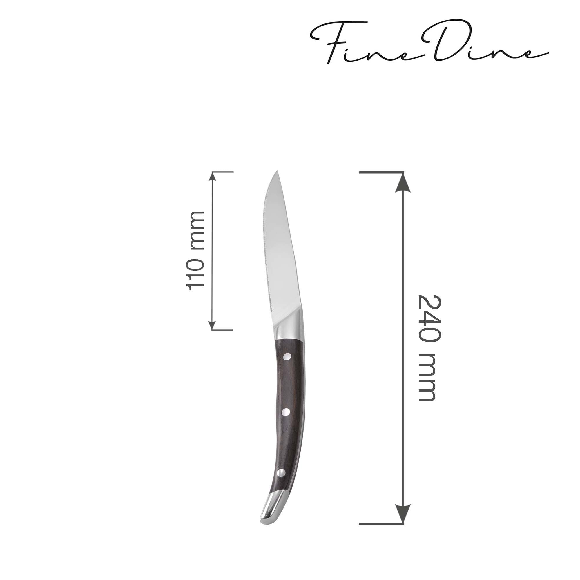 Steakkniv, sæt af 6 i gaveæske, OVE, 240 mm - Billede 2