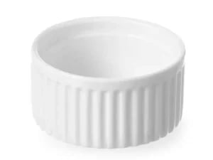 Ramekin, Hendi, Ø70x(H)35mm, Ribbet, Lavet af porcelæn