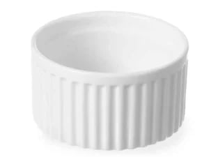 Ramekin, Hendi, Ø90x(H)48mm, Ribbet, Lavet af porcelæn