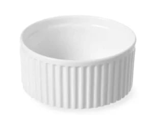 Ramekin, Hendi, Ø120x(H)55mm, Ribbet, Lavet af porcelæn