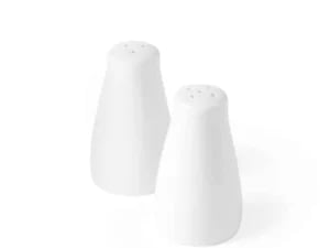 Krydderisæt: salt, peber & tandstikholder, ø42x(h)80mm