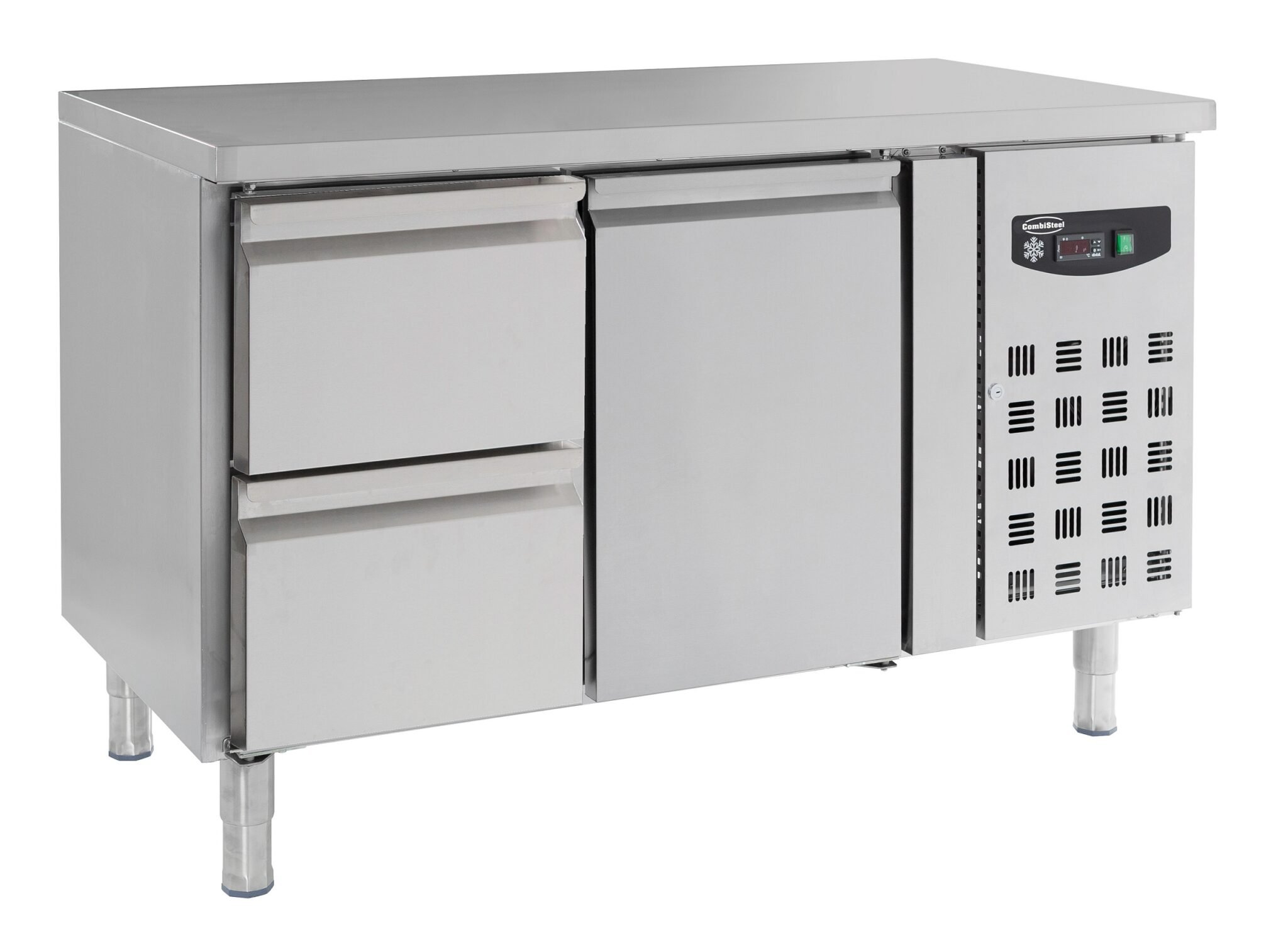 Combisteel - 700 KØLET BORD 1 DØR OG 2 SKUFFER