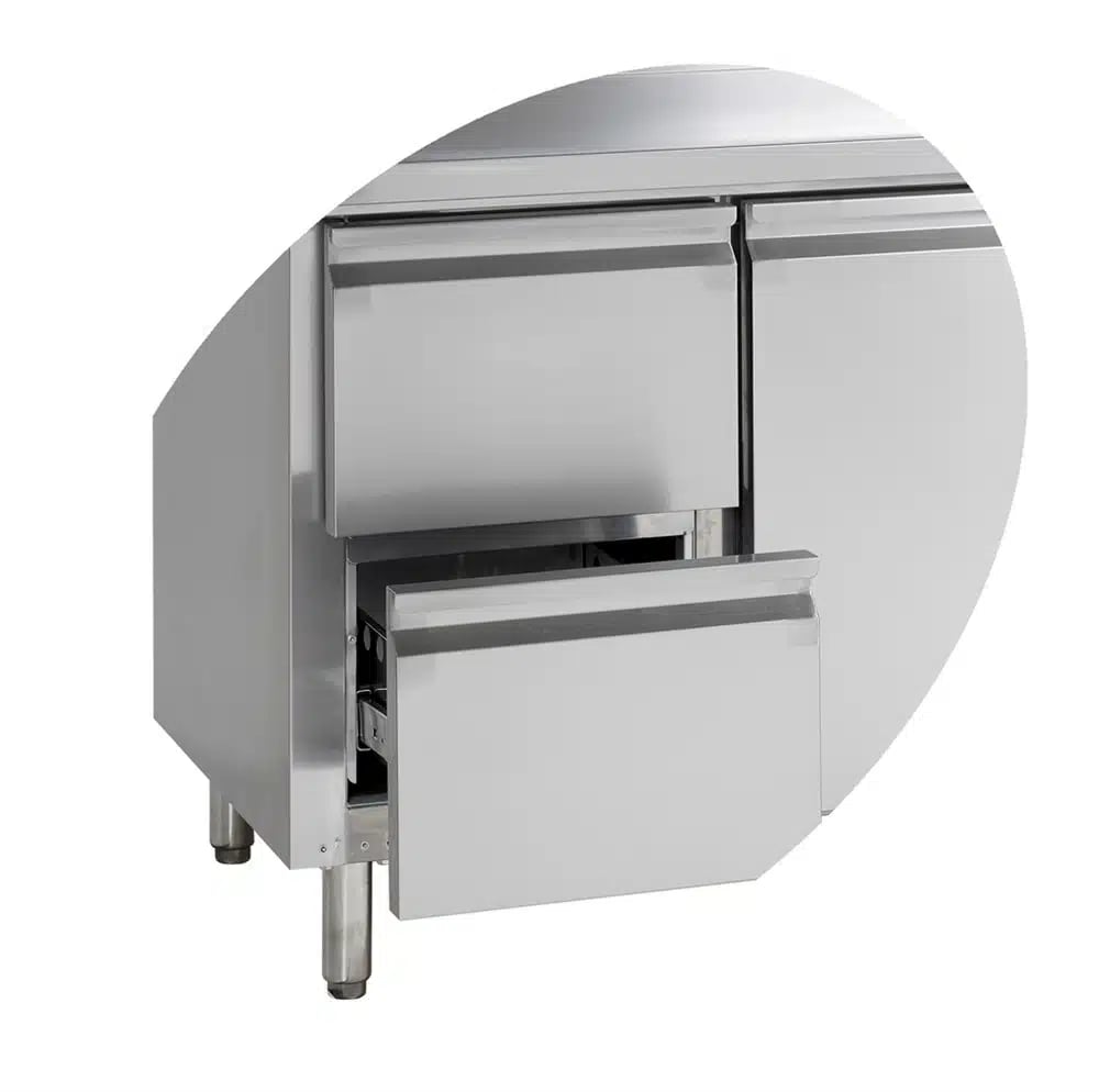 CK7360 - Kølebord GN1/1 fra Gastro med 417 liter kapacitet - Billede 2