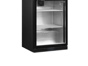 DB126H Professionelt Backbar Køleskab, 125L Kapacitet, Sort Finish