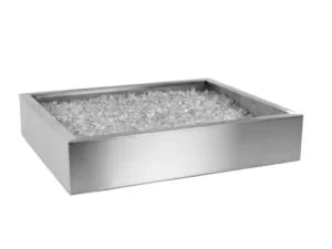 ***Crushed Ice RF stål display vandret u/ben 2/1-GN