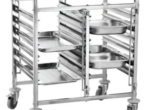 Dobbelt mobil vogn - 12 x GN 1/1, 740x550x(H)940mm, 2 stk.
