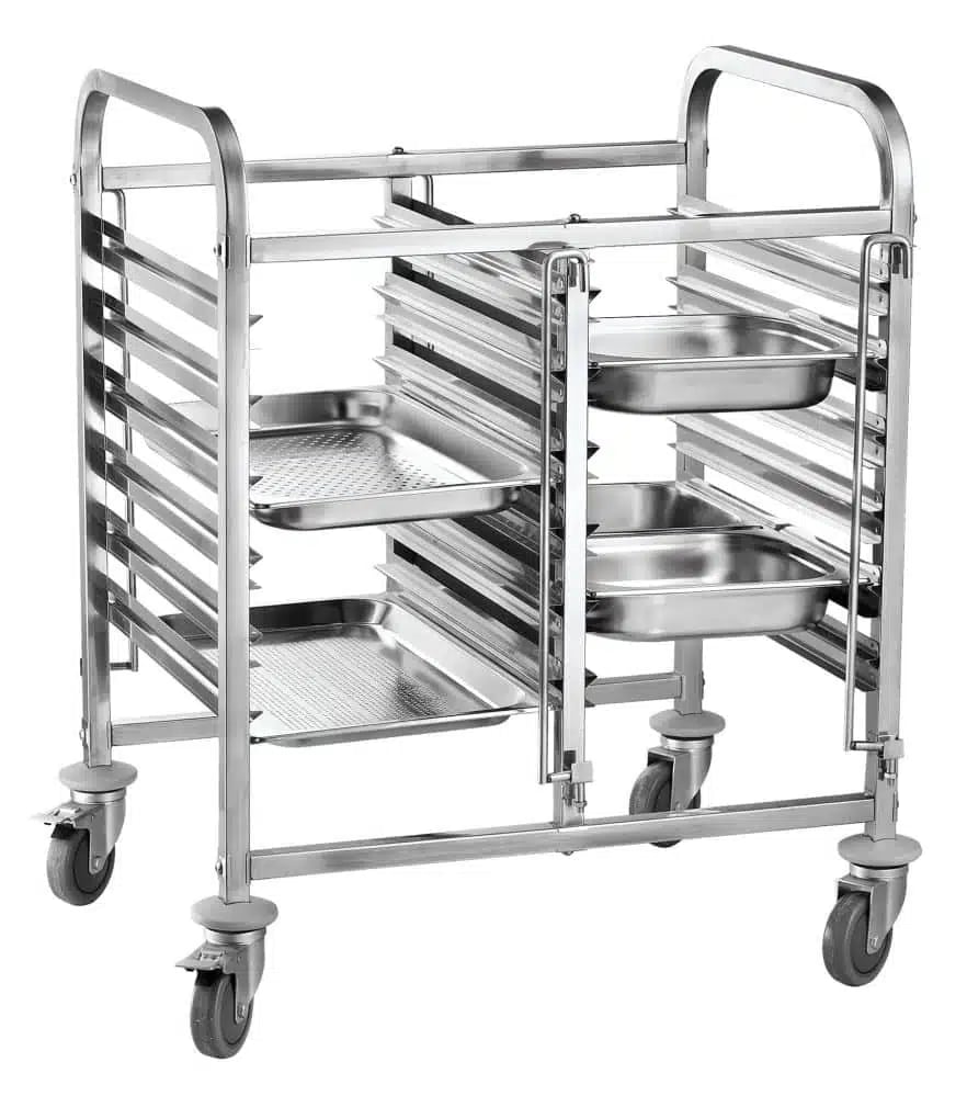 Dobbelt mobil vogn - 12 x GN 1/1, 740x550x(H)940mm, 2 stk.