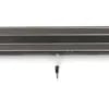 Sort knivmagnet m 3 kroge 34cm