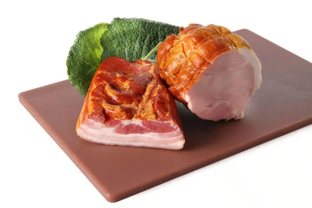 Skærebræt HACCP 600x400, Brun, 600x400mm, Hendi. Begge sider er glatte og egnet til brug. - Billede 2