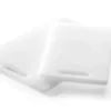 Skærebræt med håndtag, hvid, 300x200mm, Hendi, lavet af polyethylen HDPE