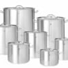 Gryde med låg, Kitchen Line, 36L, ø360x(H)360mm,