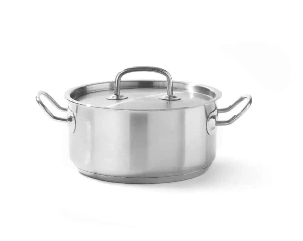 Lavt grydefad med låg, Kitchen Line, 2,9L, ø200x(H)95mm, Hendi